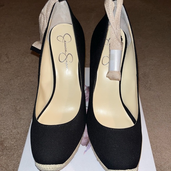 NEW!!!  Jessica Simpson espadrille platform wedge - Picture 4 of 5